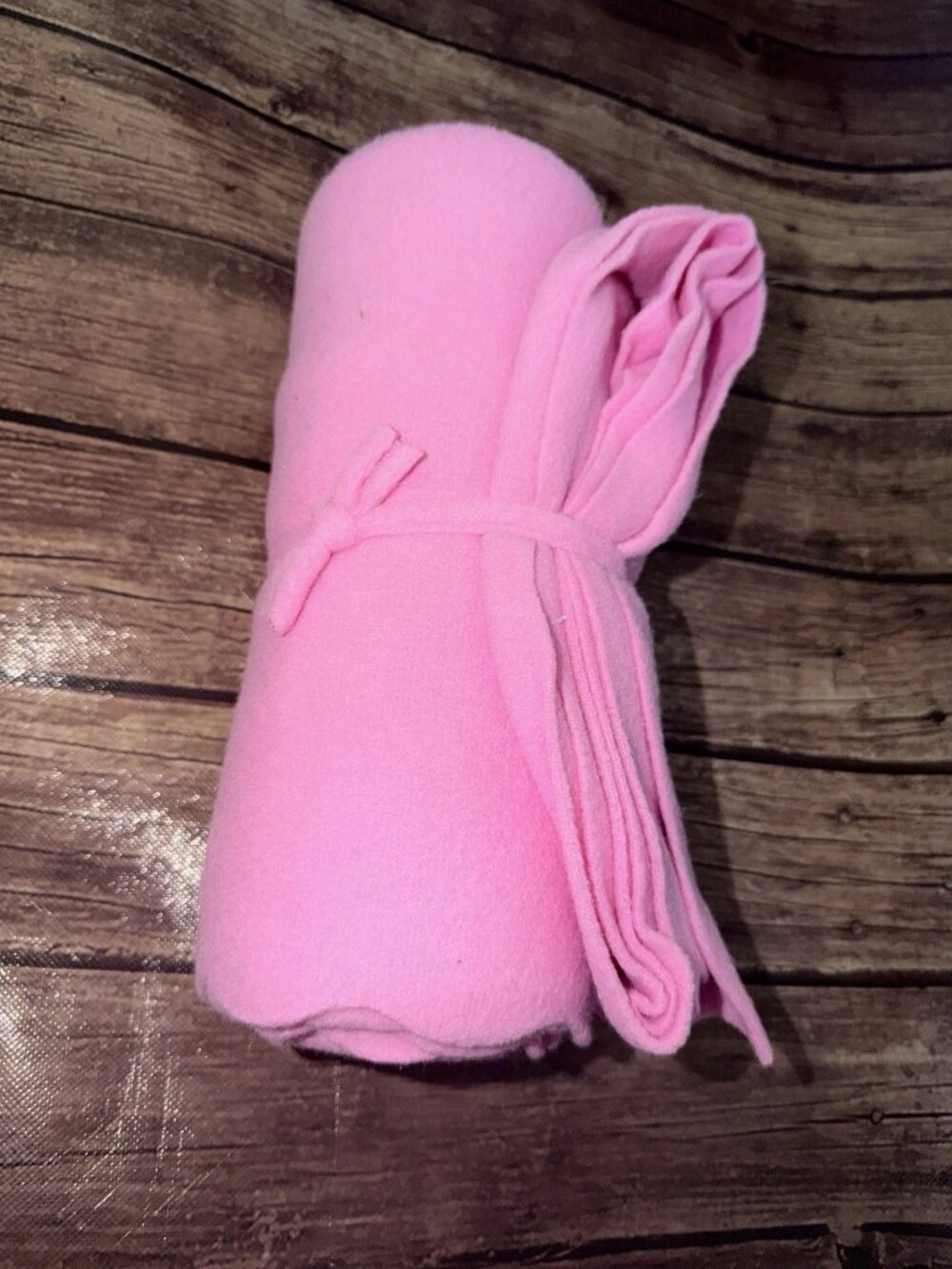 IKEA DAGGKÅPOR Scalloped Throw Blanket Pink NEW 51x67"